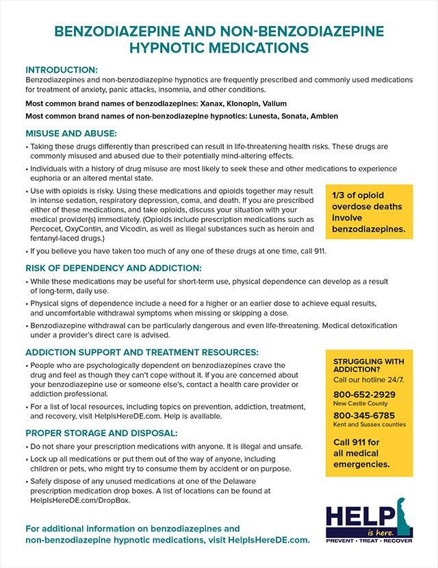 Benzodiazepine and Non-Benzodiazepine Hypnotic Medications