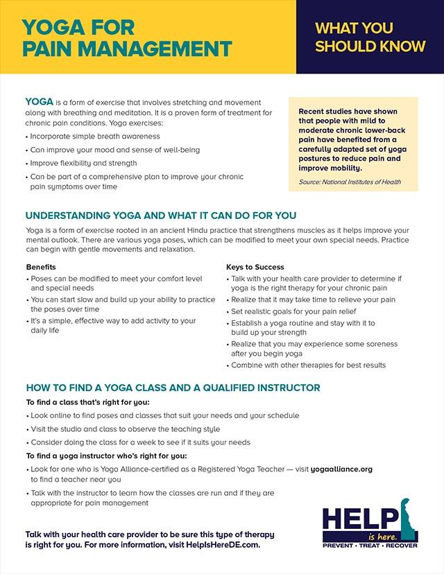 Yoga for Pain Management