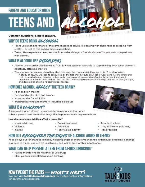 Teens and alcohol