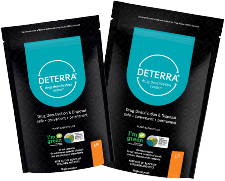 Deterra disposal bags for prescription drugs