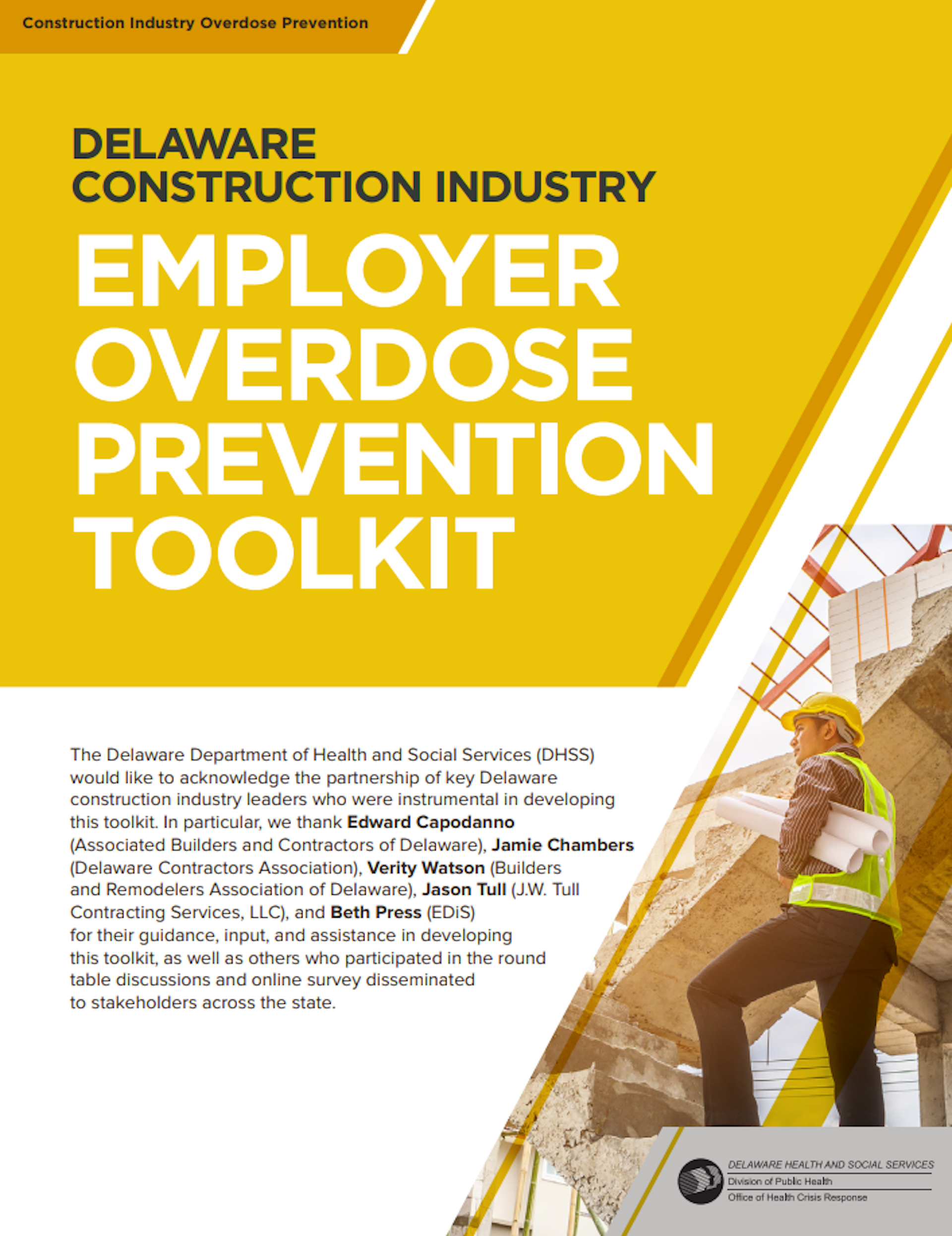 Download the Full 44-page Employer Overdose Construction Toolkit