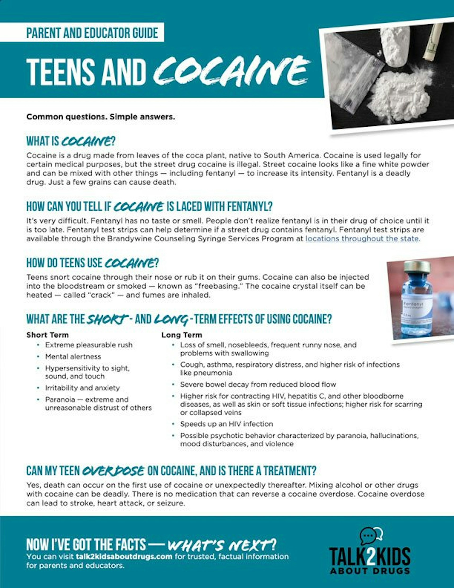 Teens and cocaine